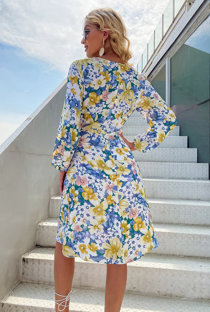 Vacation Casual Beach Floral Dress Dress Long Skirt Woman