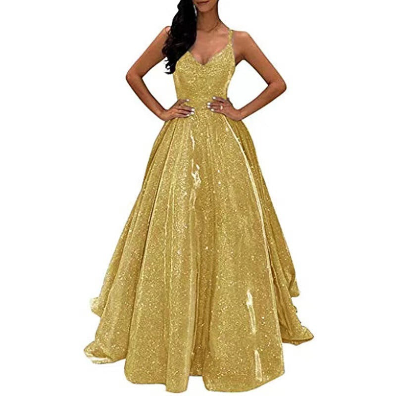 Elegant Off-Shoulder Sequin Maxi Dress for Special Occasions