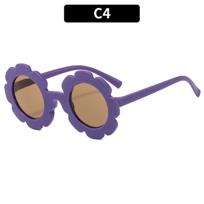 Colorful Children’s Classic Sunflower Sunglasses Cute UV Protection