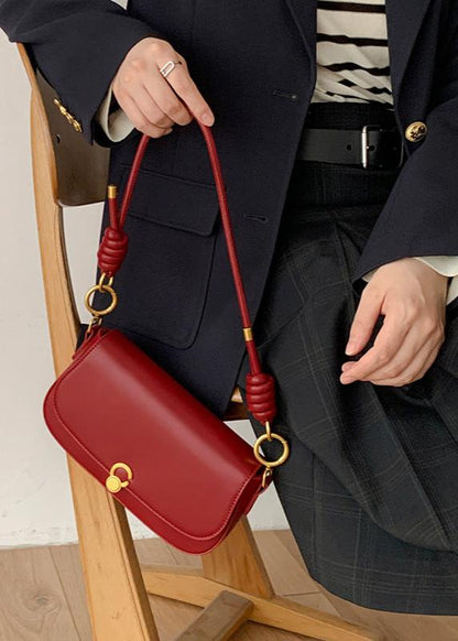 Shoulder Bag Ecofriendly PU Leather Knot Detail
