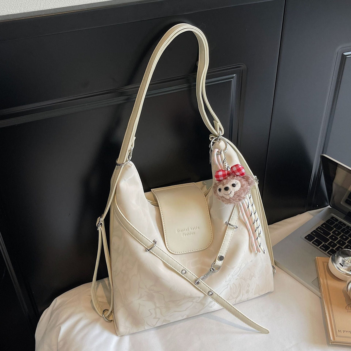 Large Capacity Casual Shoulder Bag Stylish Tote Bag