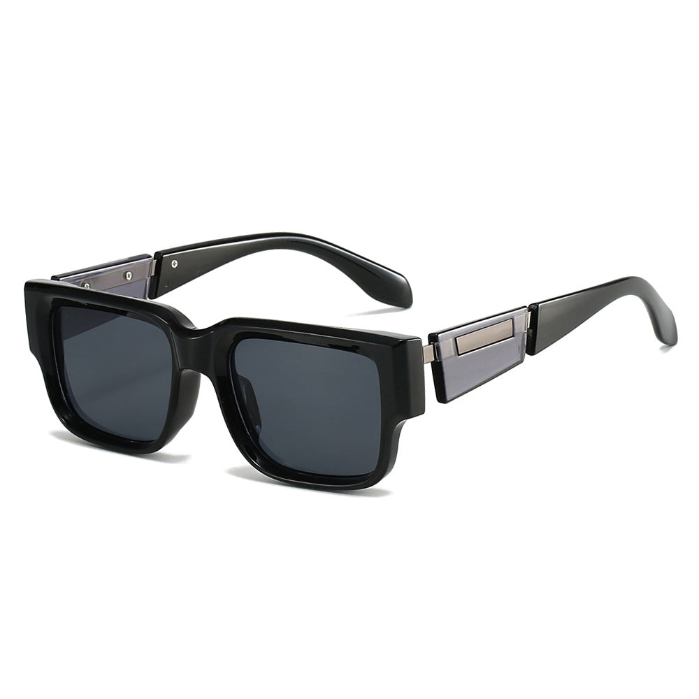 Trendy Retro Square Frame Sunglasses Stylish UV400 Protection