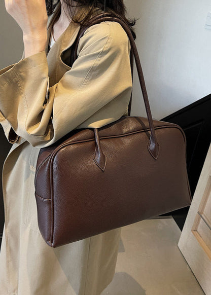 Structured Shoulder Bag Premium PU Leather