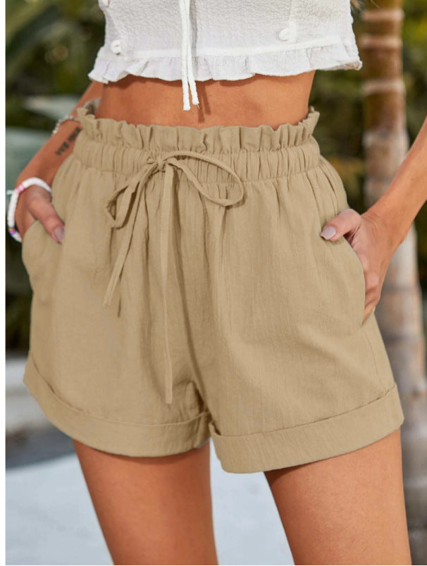 Relaxed Drawstring Shorts