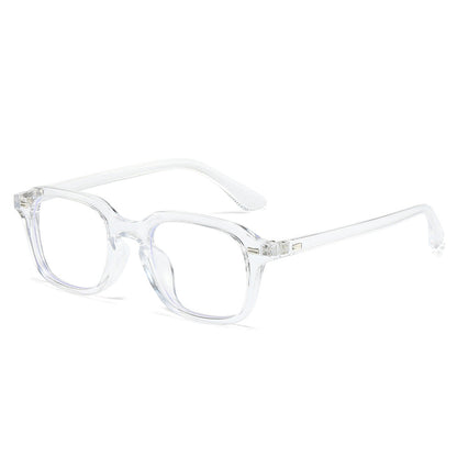 Fashion Retro Square Glasses Frame Anti-Blue Light for Adults