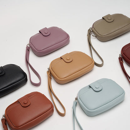 Mini Solid Color Card Cases Wallets