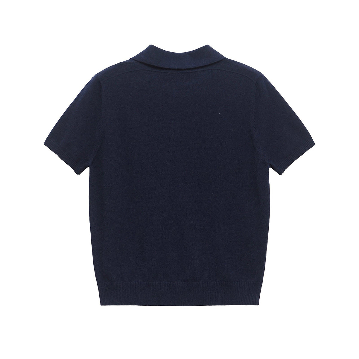 Casual Short Sleeve Plolo Collar Tops