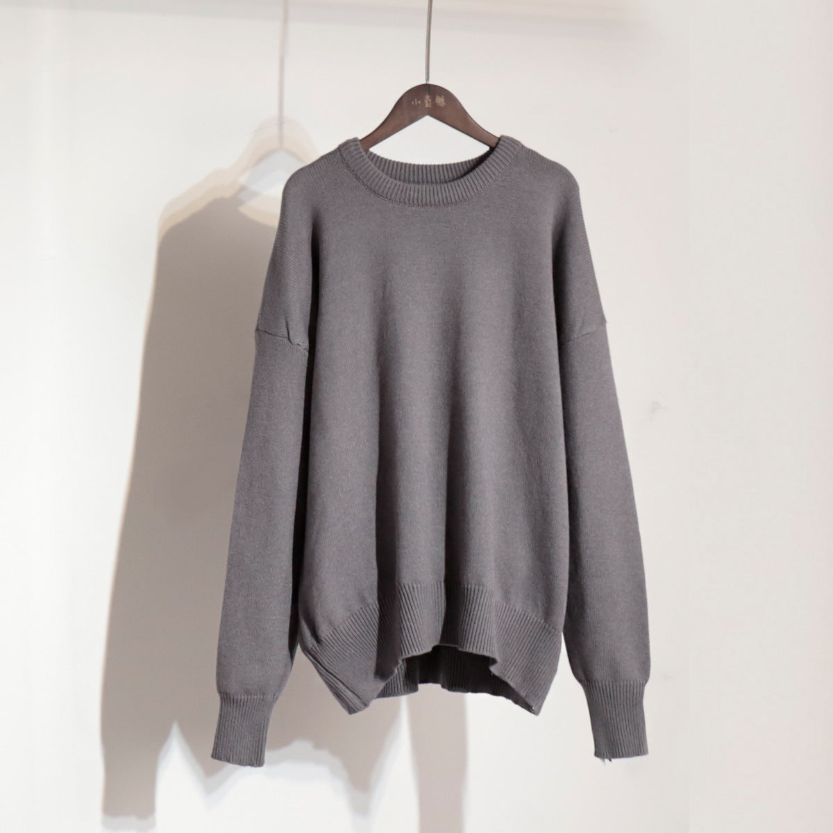 Casual Solid Color Sweater Knitted Pullover