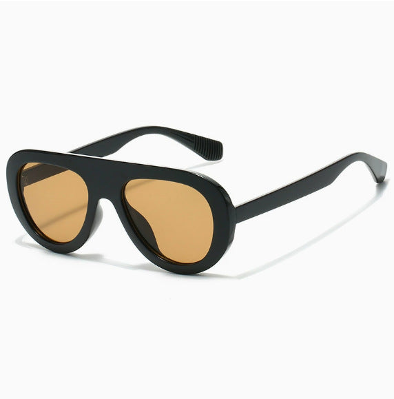 Elegant Oval Sunglasses Non-Polarized UV400 Protection