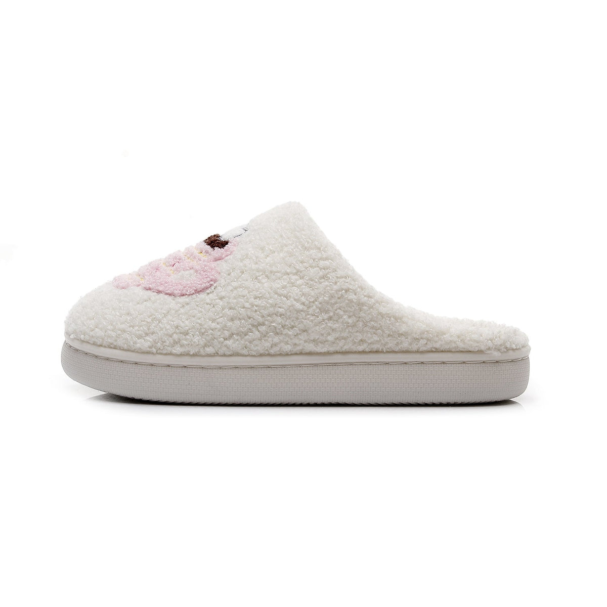 Cute Thicken Fleece Non-Slip Indoor Slippers
