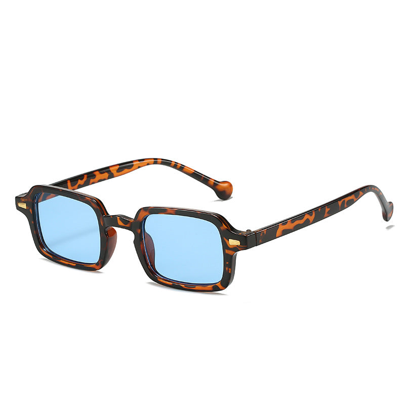 Square Retro Sunglasses Stylish AC Lens Sun Protection