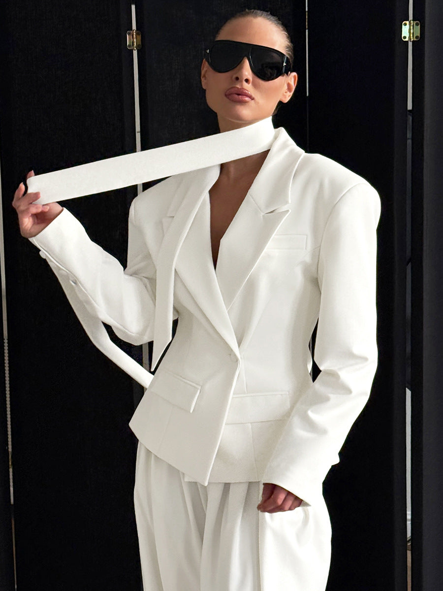 Elegant Tailored Blazer Jacket for Women