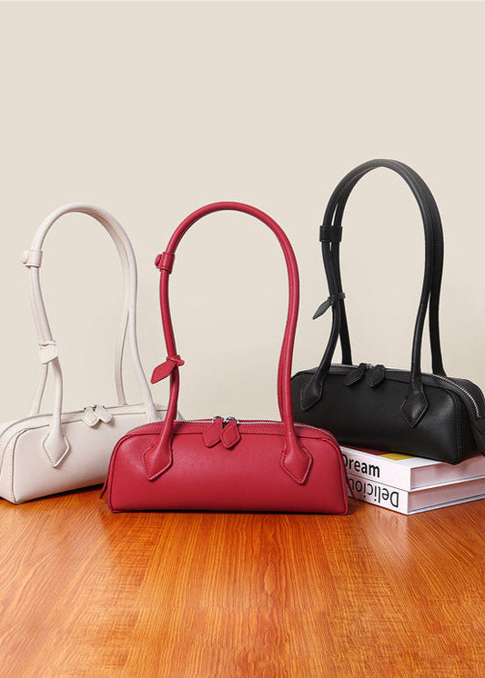 Mini Shoulder Bag Vegan Leather Bow Accent