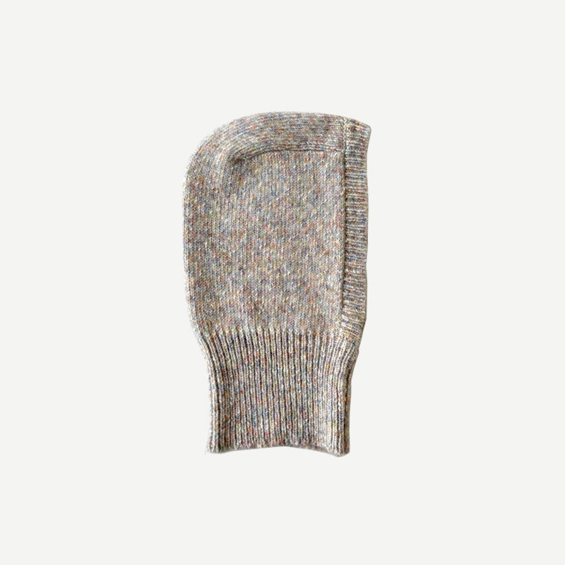 Trendy Knit Beanie With Colorful Dots For Women
