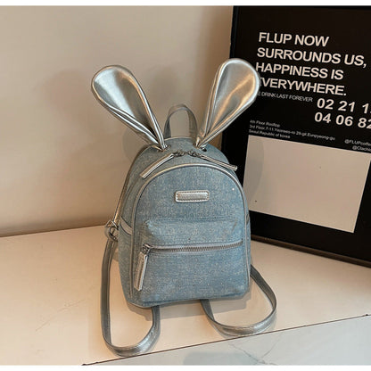 Stylish Denim Backpack for Women Casual College Bag