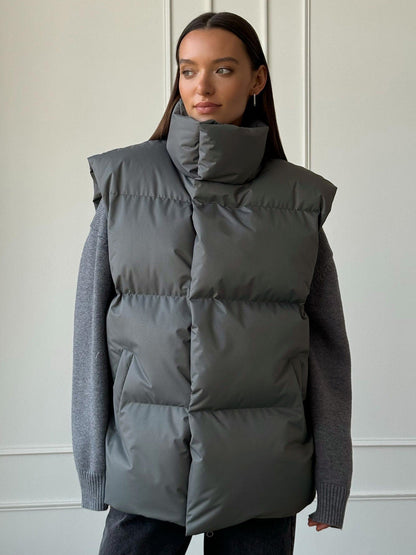 Cotton Padded Vest Jacket Casual Sportswear