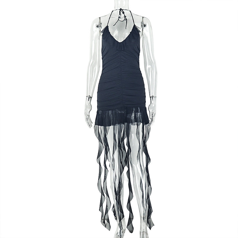 Elegant V-Neck Bodycon Mini Dress For Women