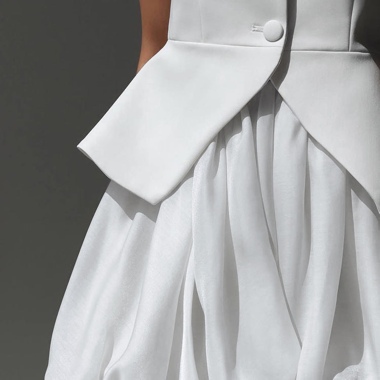 Chic Sleeveless Vest and Skirt Set for Women