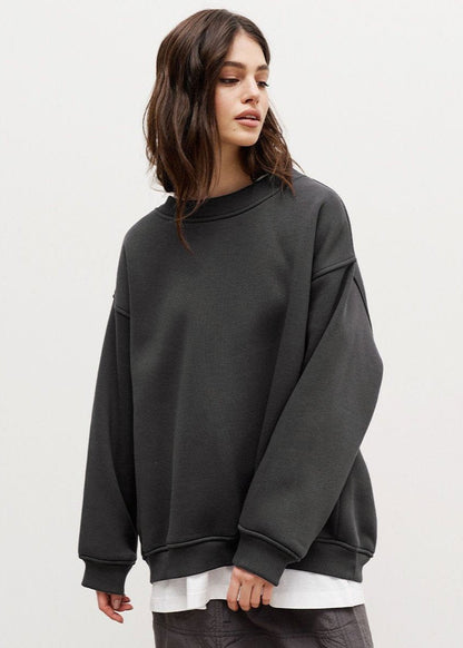 Oversized Sweatshirt Soft Fabric Relaxed Fit