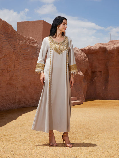 Muslim Maxi Dress With Sequin Details