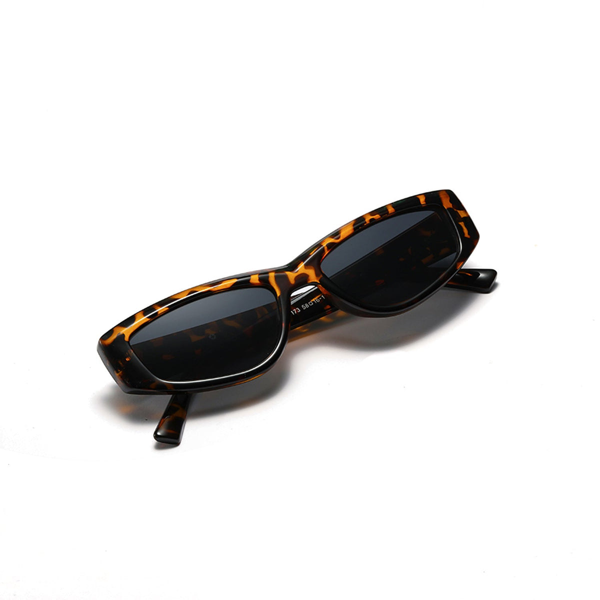 Vintage Cat Eye Narrow Frame Sunglasses