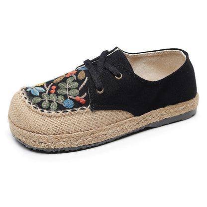 Spring Fresh Round Head Cloth Shoes Fashionable Shallow Mouth Women'S Shoes