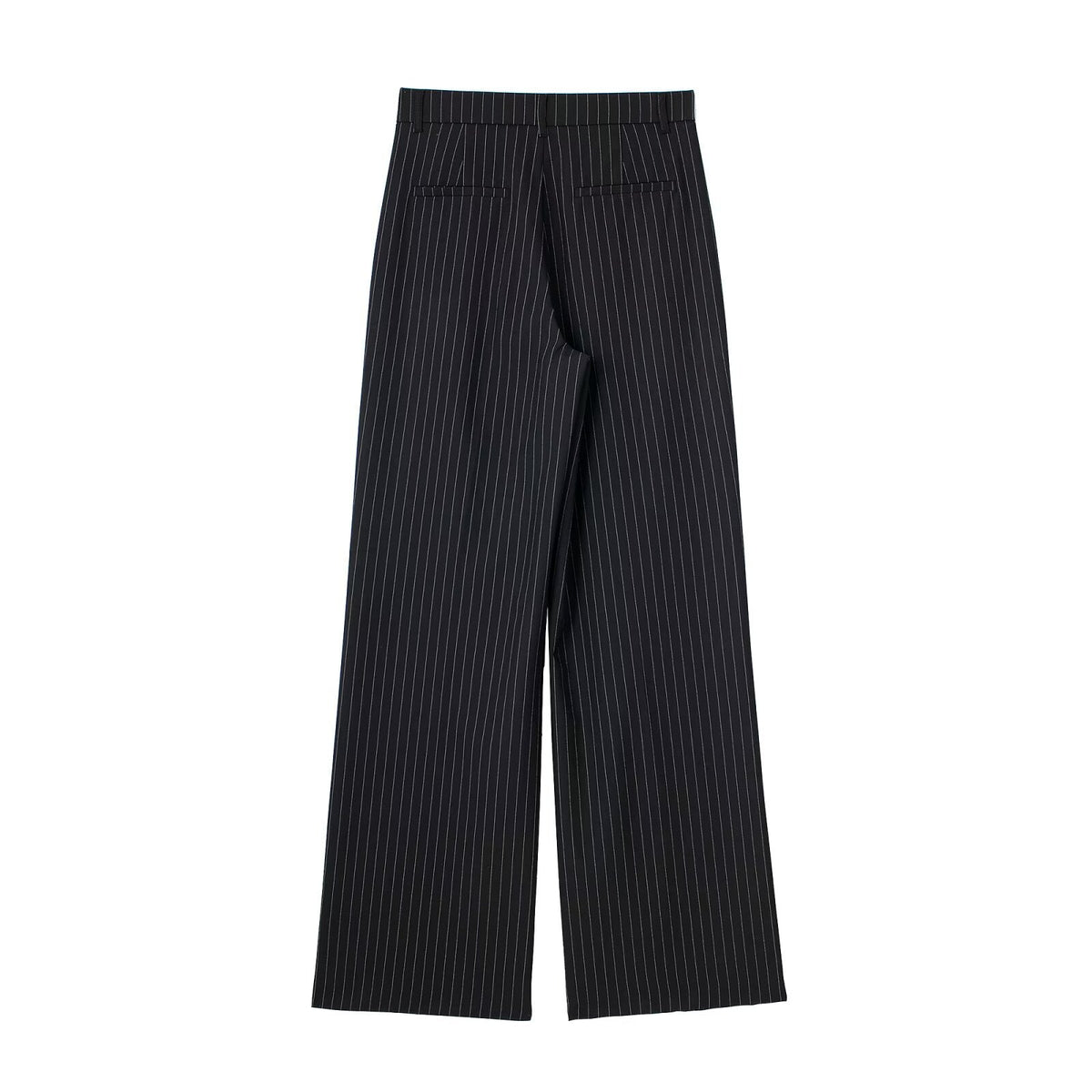 Casual High Waisted Pleated Loose Dress Pants