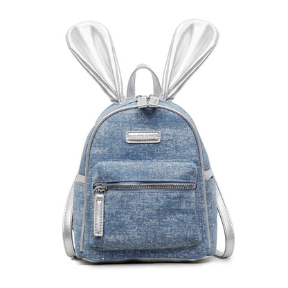 Stylish Denim Backpack for Women Casual College Bag