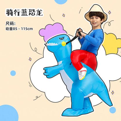 Halloween Children'S Costume Dinosaur Inflatable Clothes Adult Kids Dinosaur Clothes Mounts Tyrannosaurus Christmas