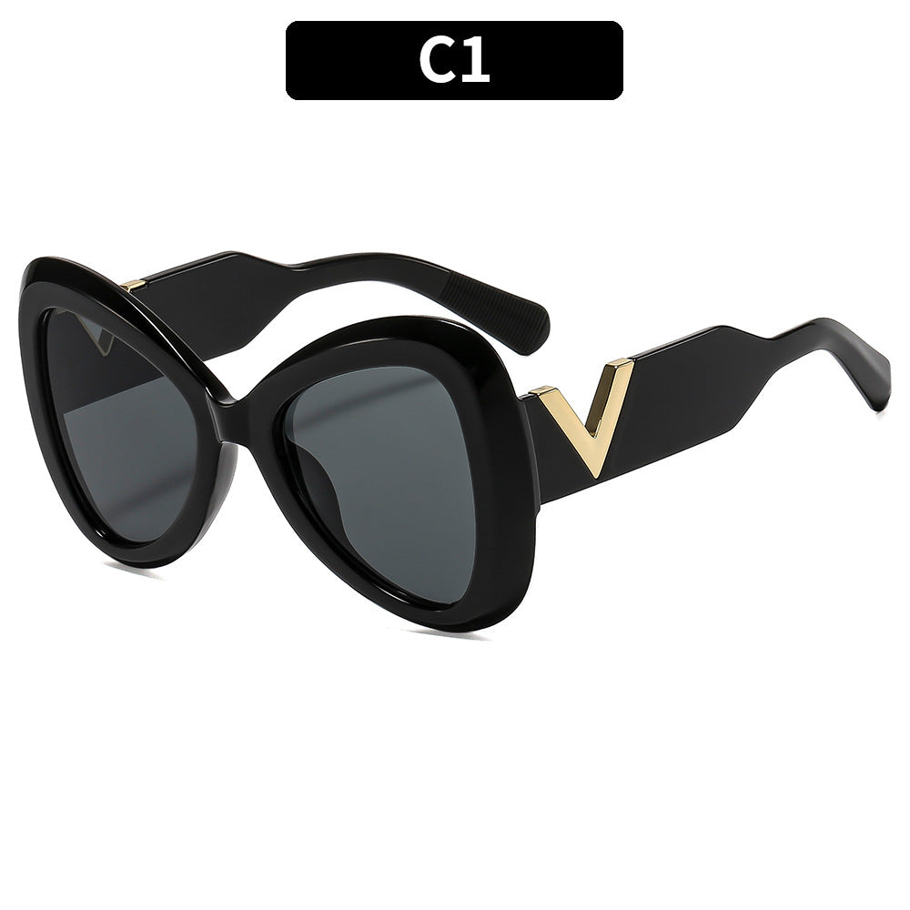 Trendy Butterfly Sunglasses Non-Polarized UV400 Protection
