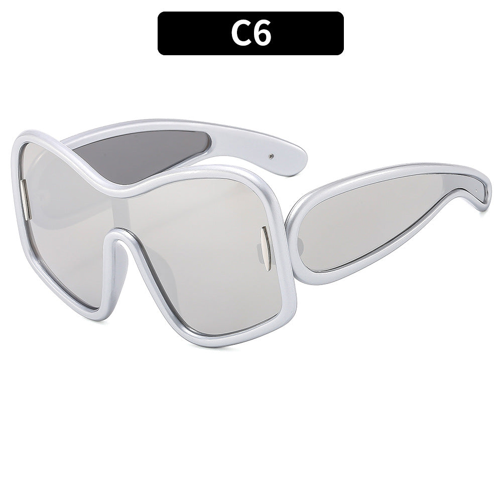 Oversized Fashion Sunglasses UV400 Protection Street Style