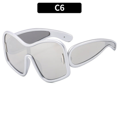 Oversized Fashion Sunglasses UV400 Protection Street Style