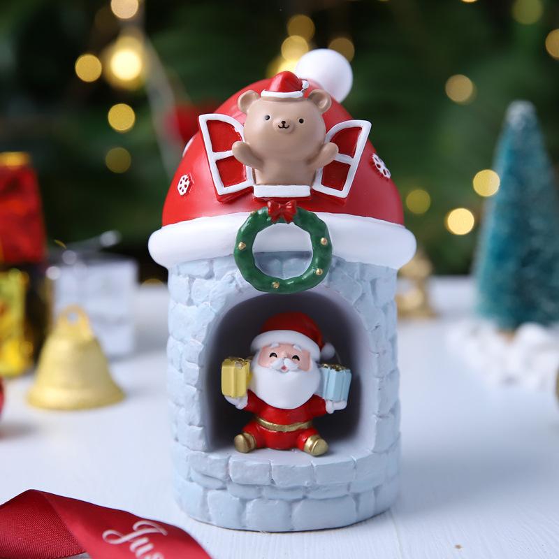 Christmas Star Lights Small Night Lights Decorations Scene Layout Luminous Decorations Santa Claus Gifts Snowman Gifts