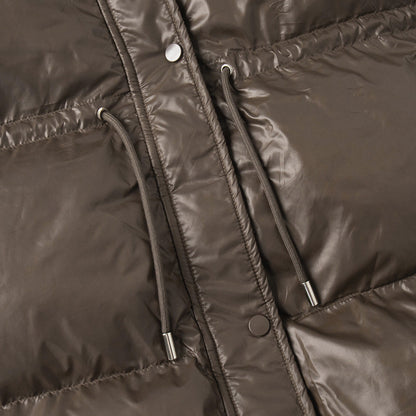 Hooded Zipper Cotton Jacket Slim Fit Casual Coat
