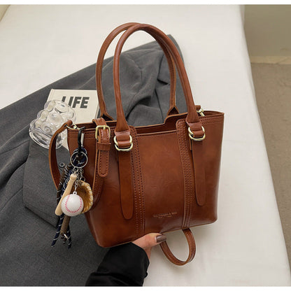 Trendy Retro Bucket Bag for Women