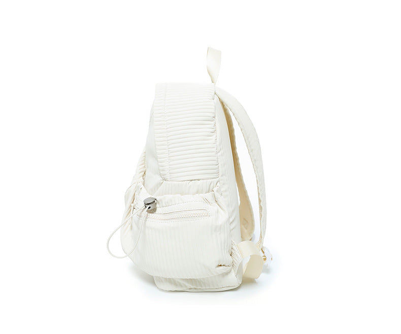 Lightweight Ruffled Portable Backpack