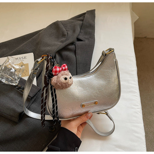 Trendy Casual PU Shoulder Bag for Women