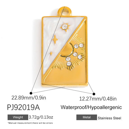 Stylish Ocean-Themed Stainless Steel DIY Pendant Heart Fish Charm