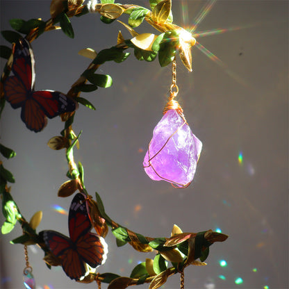 Leaves Cross Butterfly Moon Hangings