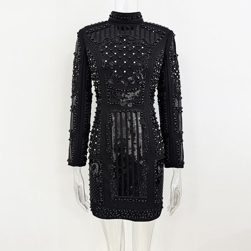 Sequin Bodycon Dress Elegant Casual Mini Dress