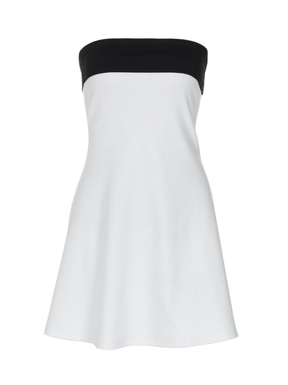 Color Block Sleeveless Bodycon Mini Dress