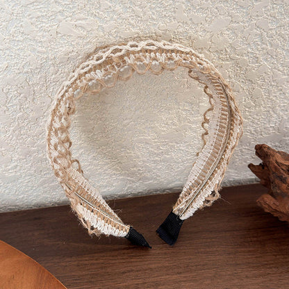 Hollow Out Handmade String Wide Headbands