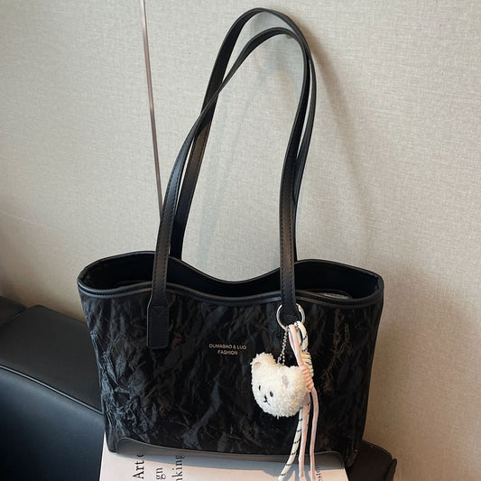 Vintage Style Large Capacity Tote Bag for Women