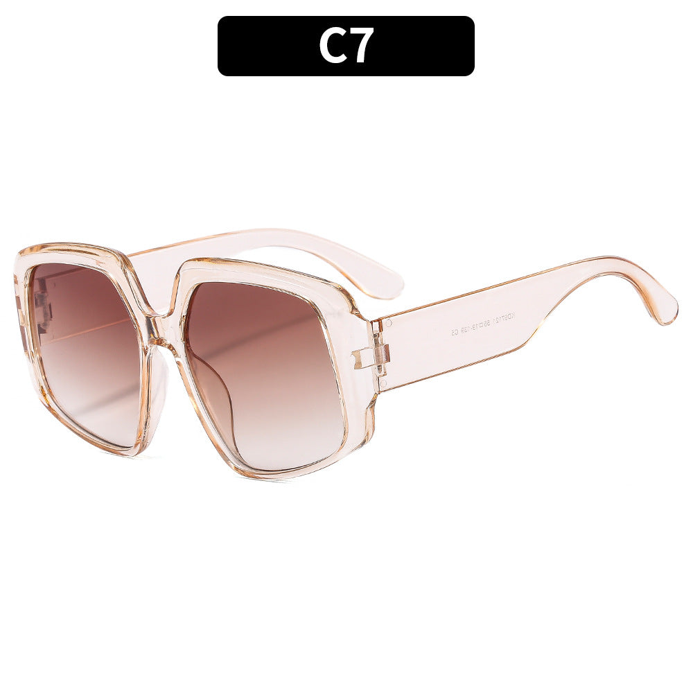 Trendy Oversized Oval Sunglasses for Women