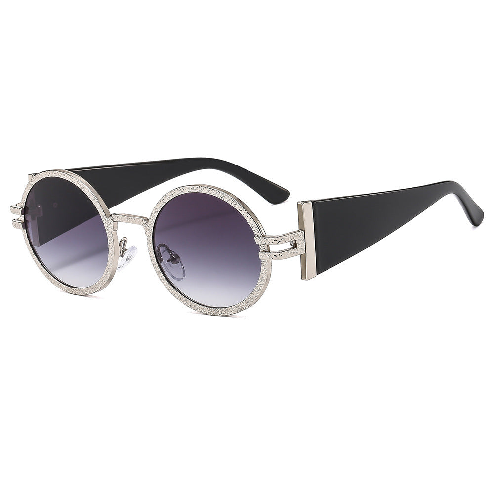 Trendy Oval Sunglasses With UV400 Protection