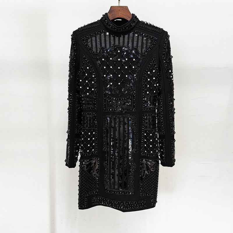 Sequin Bodycon Dress Elegant Casual Mini Dress