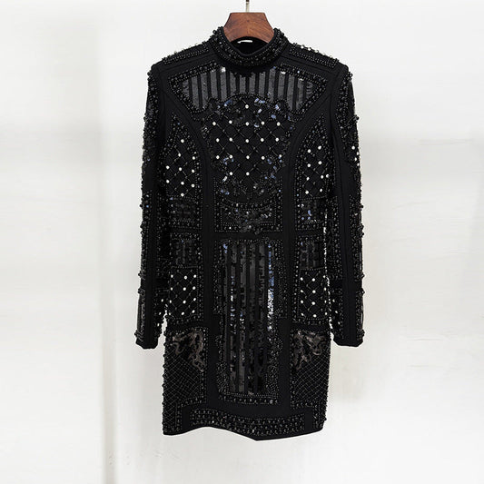 Sequin Bodycon Dress Elegant Casual Mini Dress