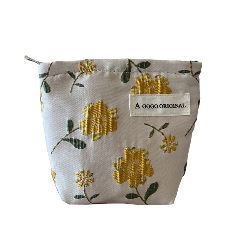 Sweet Floral Print Mini Coin Purse Wallets