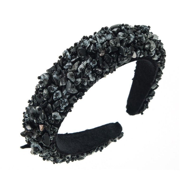 Baroque Handcrafted Fabric Headband for Women