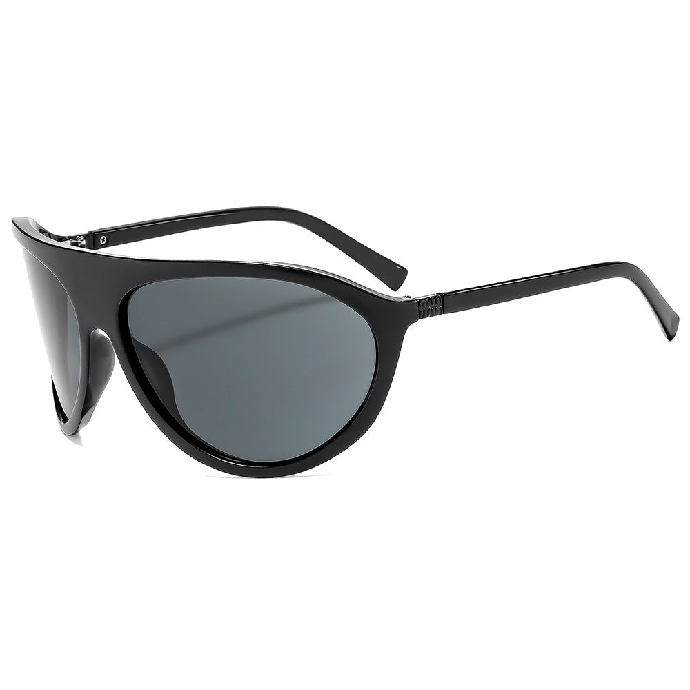 Trendy Women's Oversized Sunglasses Stylish Cat-Eye UV400 Protection